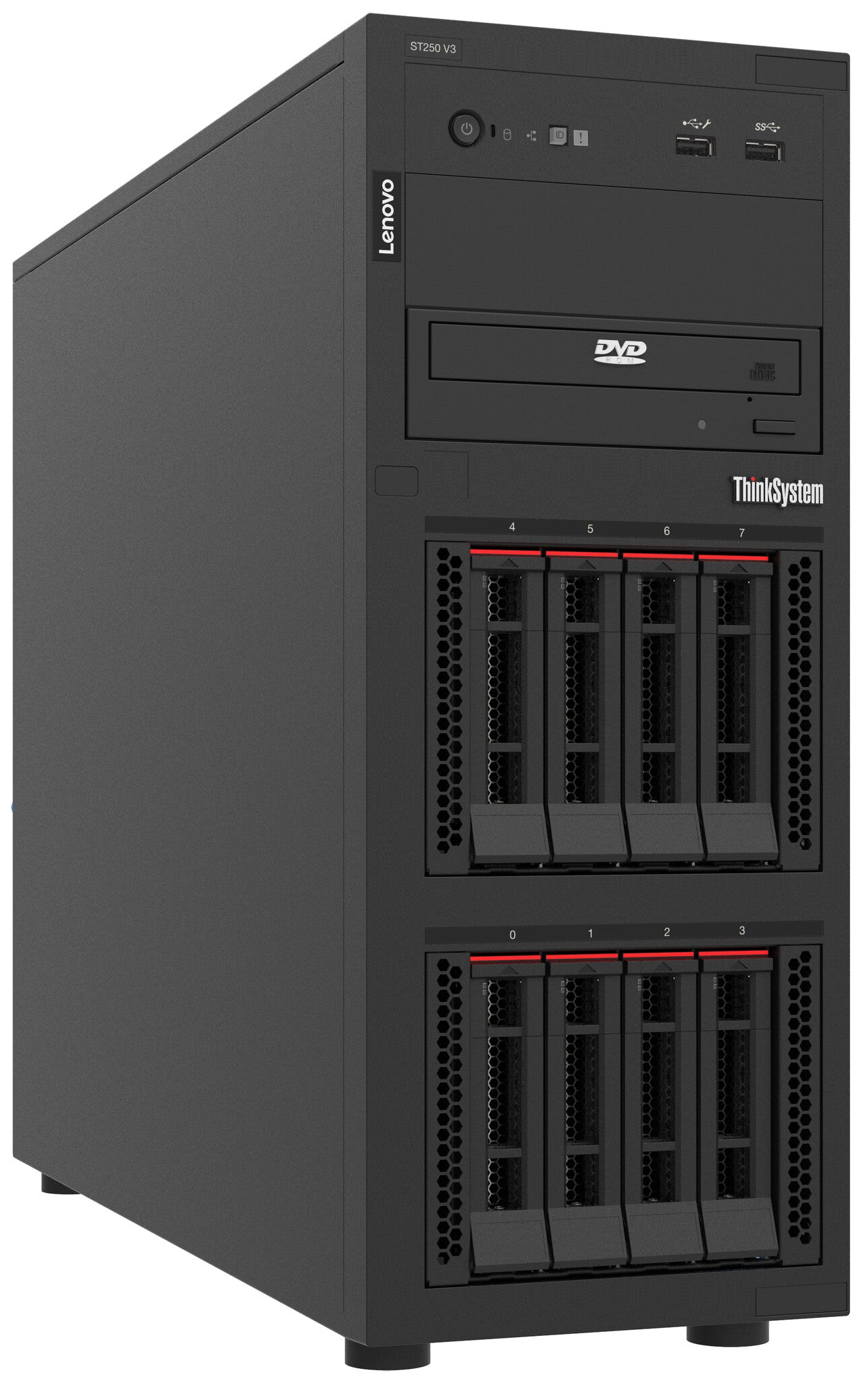 Lenovo ThinkSystem ST250 V3 server 1.92 TB Tower Intel® Xeon® 6353P 2.7 GHz 32 GB DDR5-SDRAM 800 W