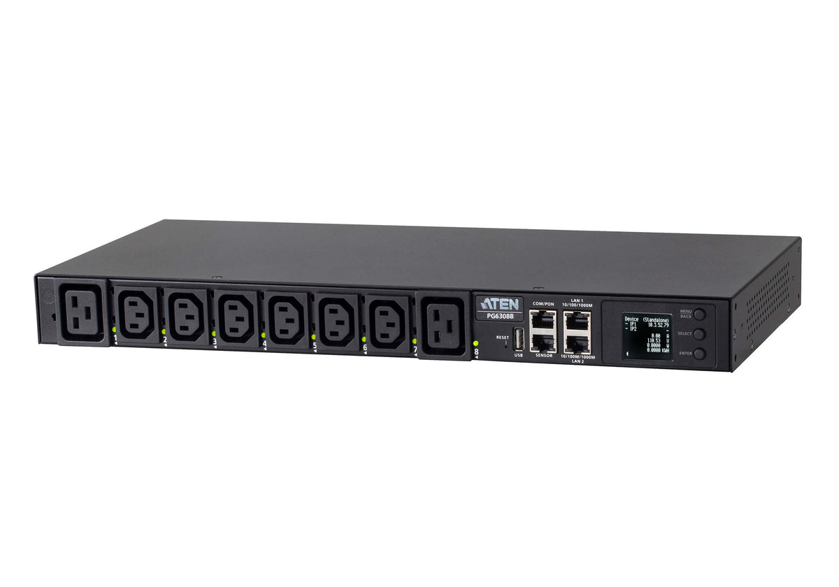ATEN 32A 8-Outlet 1U Met & Switch eco