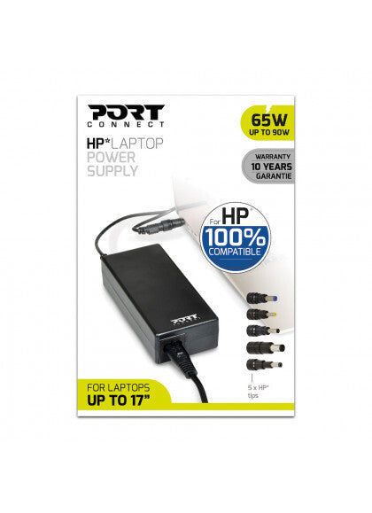 Port Designs 900093-HP power adapter/inverter Indoor 90 W Black
