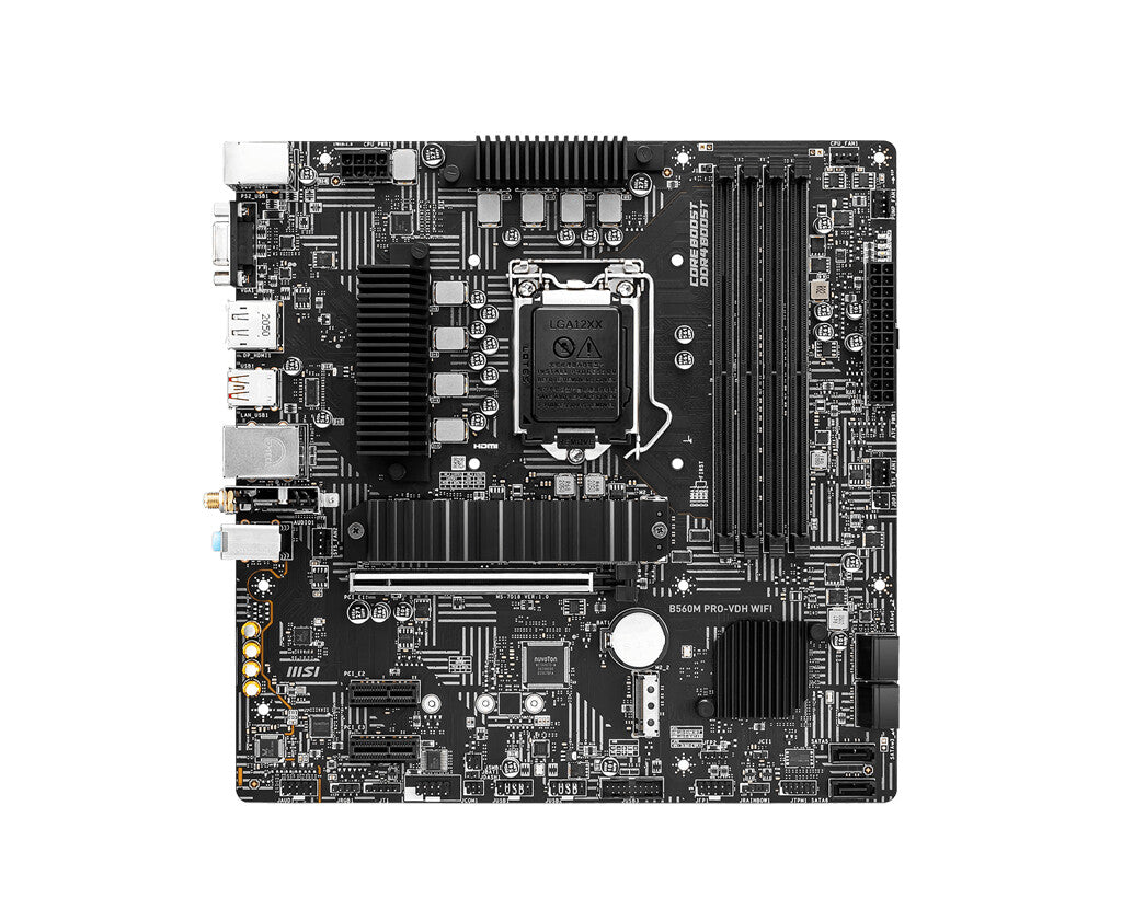 MSI B560M PRO-VDH WIFI motherboard Intel B560 LGA 1200 (Socket H5) micro ATX