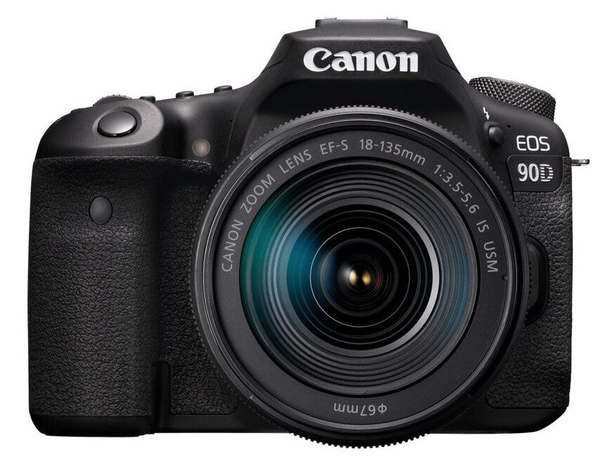 Canon EOS 90D + EF-S 18-135mm f/3.5-5.6 IS USM SLR Camera Kit 32.5 MP CMOS 6960 x 4640 pixels Black