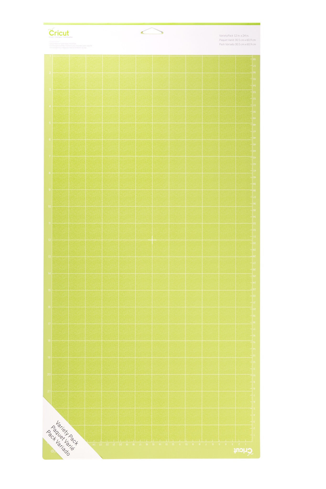 Cricut Set de3 Tapis de Coupe, Plastique, Multicolore, 30.5 x 60.9 cm PC2003847