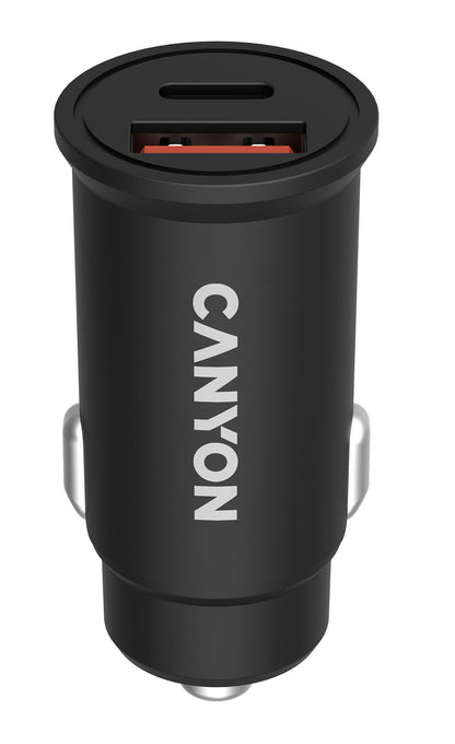 Canyon С-20B03 Digital camera, GPS, MP3, MP4, Mobile phone, PDA, Portable gaming console, Smartphone, Tablet Black Cigar lighter Fast charging Auto