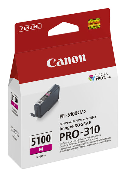 Canon PFI-5100 M ink cartridge 1 pc(s) Original Magenta