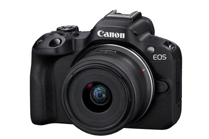 Canon EOS R50, Black + RF-S 18-45mm F4.5-6.3 IS STM Kit