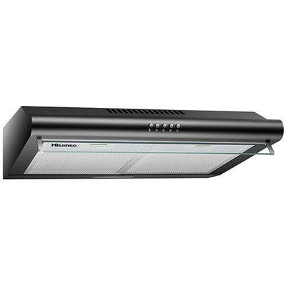 Hisense HHO60PABL cooker hood Wall-mounted Black 200 m³/h