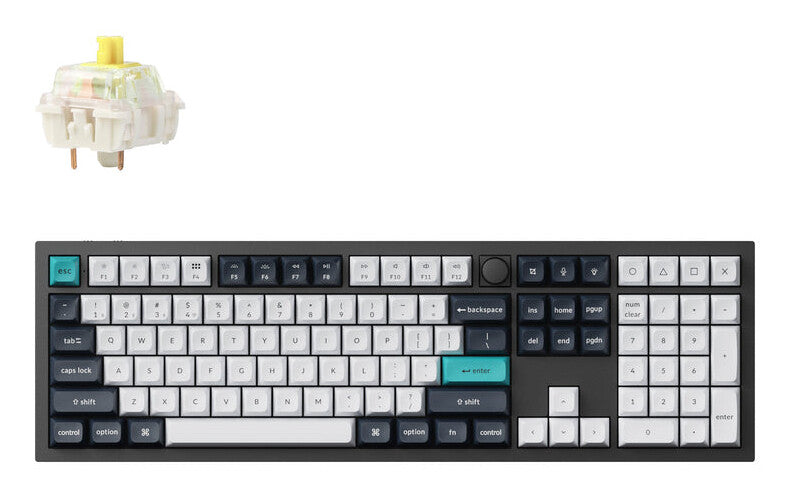 Keychron Q6 Max keyboard Universal USB + RF Wireless + Bluetooth QWERTY Black
