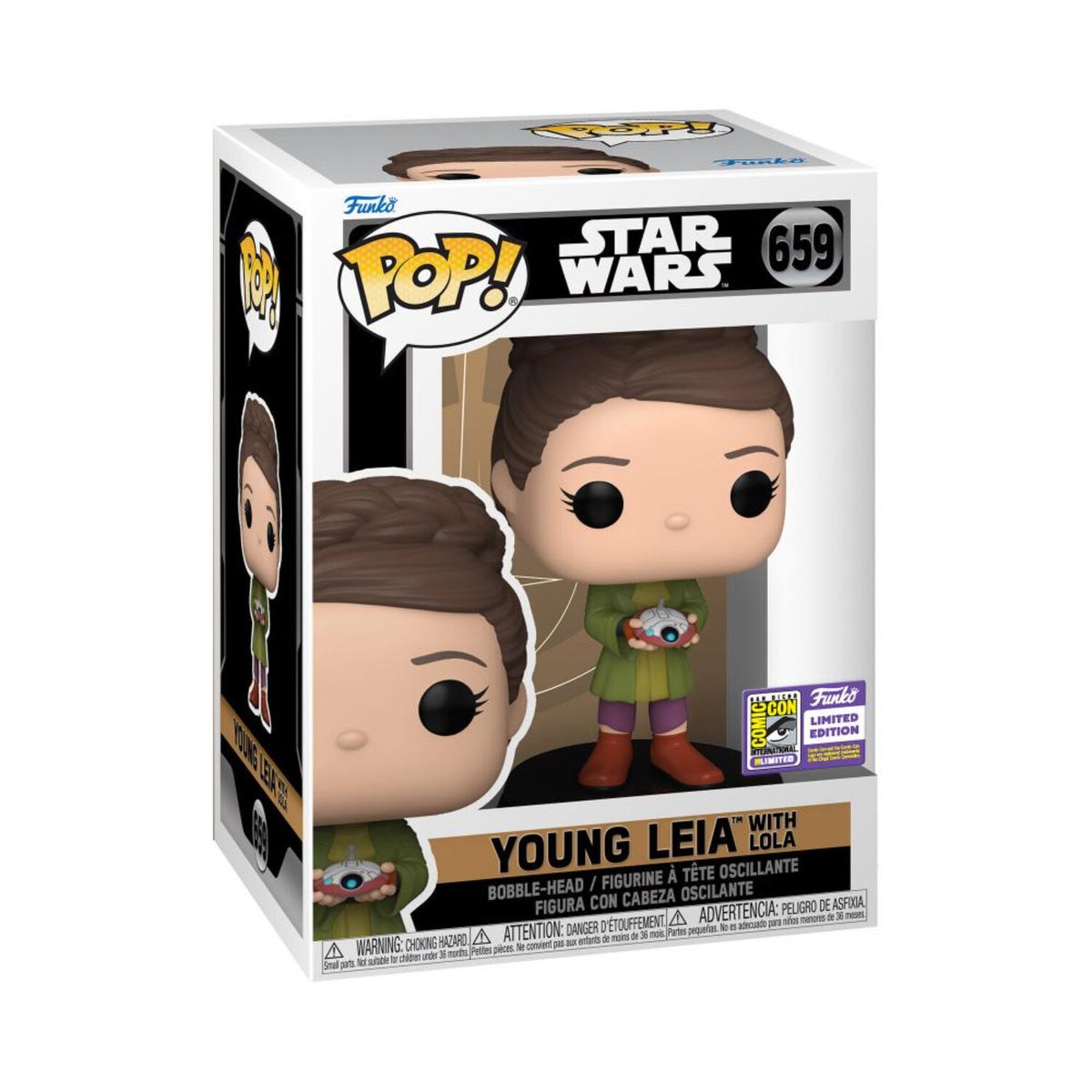 Funko Pop!: Star Wars - Young Leia (Funko 2023 Summer Convention Limited Edition) (Comic Con Limited Edition)