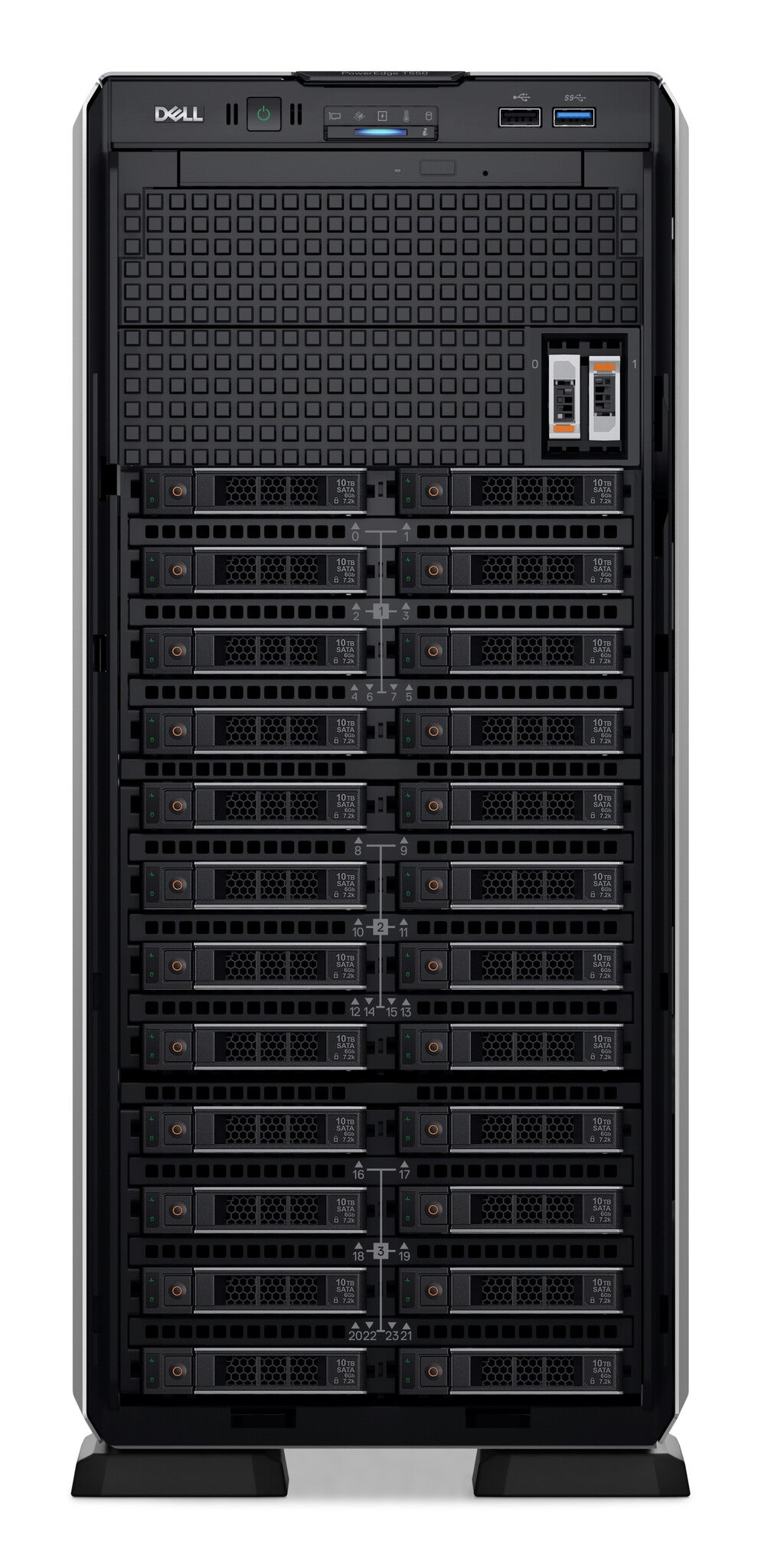 DELL PowerEdge T550 server 480 GB Tower (5U) Intel Xeon Silver 4309Y 2.8 GHz 16 GB DDR4-SDRAM 700 W