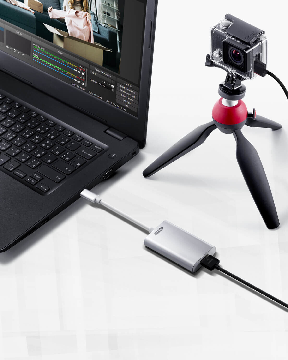 ATEN CAMLIVE HDMI to USB-C UVC Video Capture