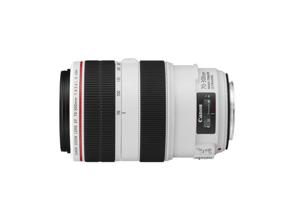 Canon EF 70-300mm f/4-5.6L IS USM SLR Telephoto lens Black, White