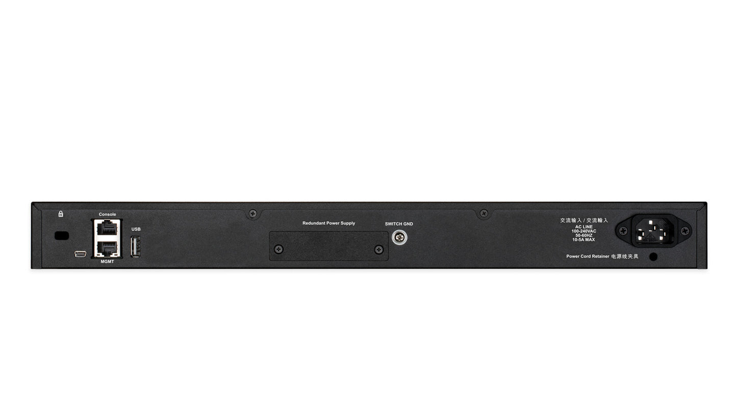 D-Link DGS-3130-54PS Managed L3 Gigabit Ethernet (10/100/1000) Power over Ethernet (PoE) Black, Grey