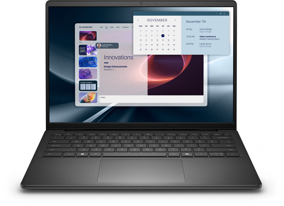 DELL Pro 14 Essential PV14255 AMD Ryzen™ 5 220 Laptop 35.6 cm (14") Full HD+ 16 GB DDR5-SDRAM 512 GB SSD Wi-Fi 6E (802.11ax) Windows 11 Pro Black