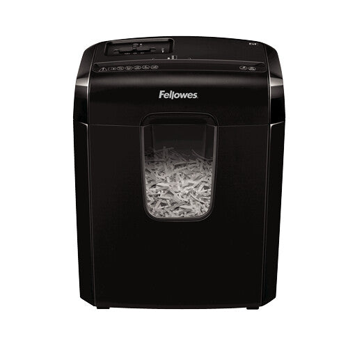 Fellowes Powershred 6C paper shredder Cross shredding 22 cm Black