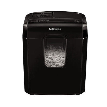 Fellowes Powershred 6C paper shredder Cross shredding 22 cm Black