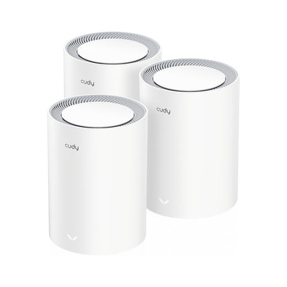 Cudy AX3000 Wi-Fi 6 Mesh 2.5G Solution Dual-band (2.4 GHz / 5 GHz) Wi-Fi 6 (802.11ax) White Internal