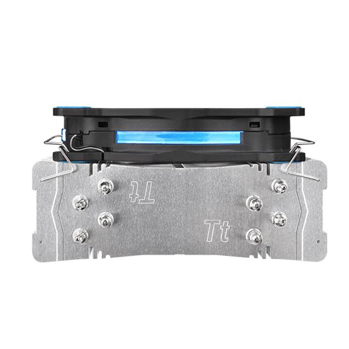 Thermaltake Riing Silent 12 Processor Air cooler 12 cm Black, Blue, Silver