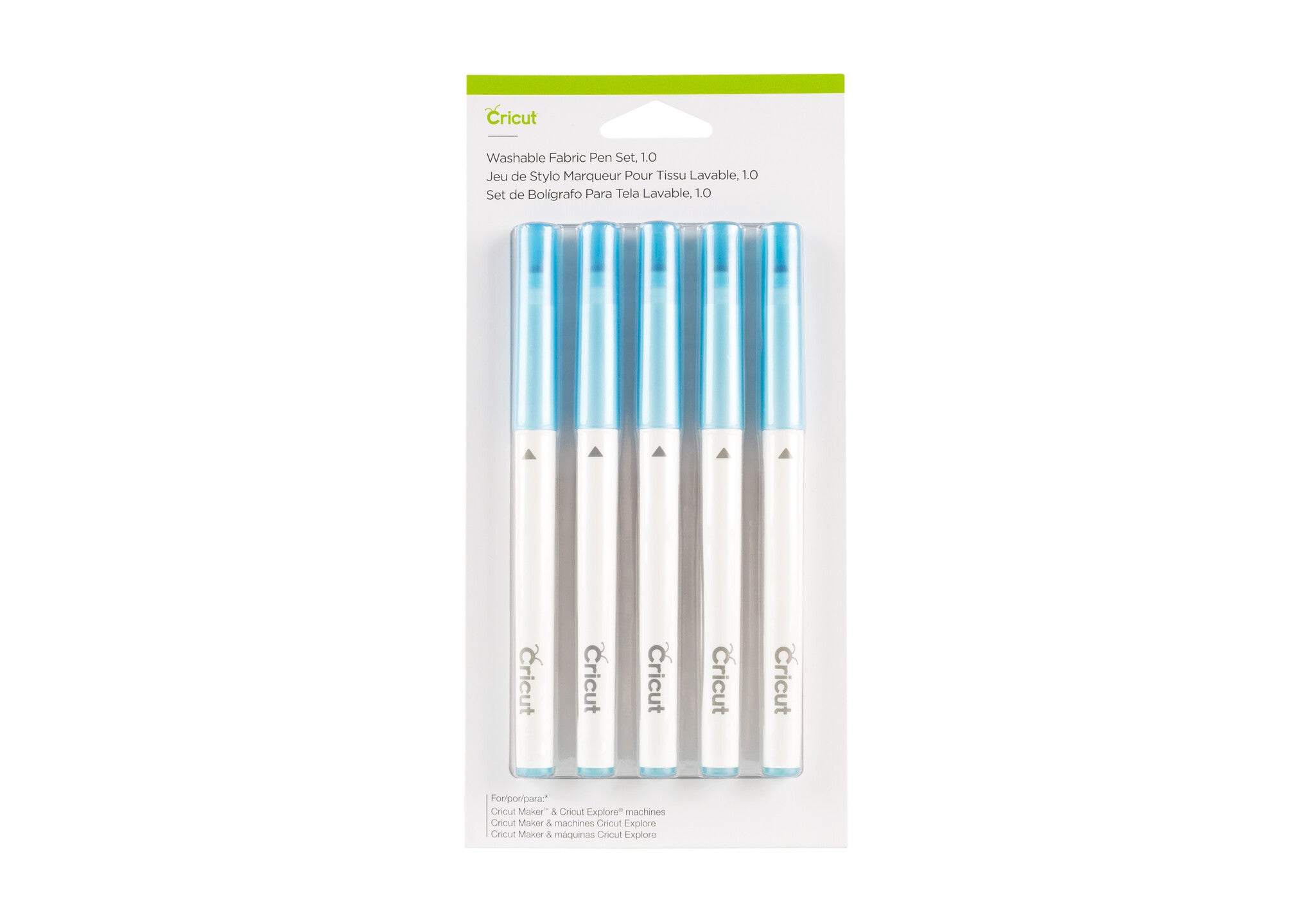 Cricut Washable Fabric Blue, White 5 pc(s)
