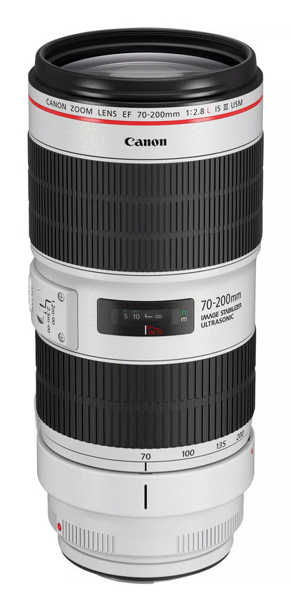 Canon EF 70-200 mm F/2.8L IS III USM Camera Lenses, Black/White