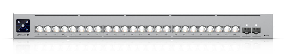 Ubiquiti UniFi Pro XG 24 PoE Managed L2/L3 10G Ethernet (100/1000/10000) Power over Ethernet (PoE) 1U Grey