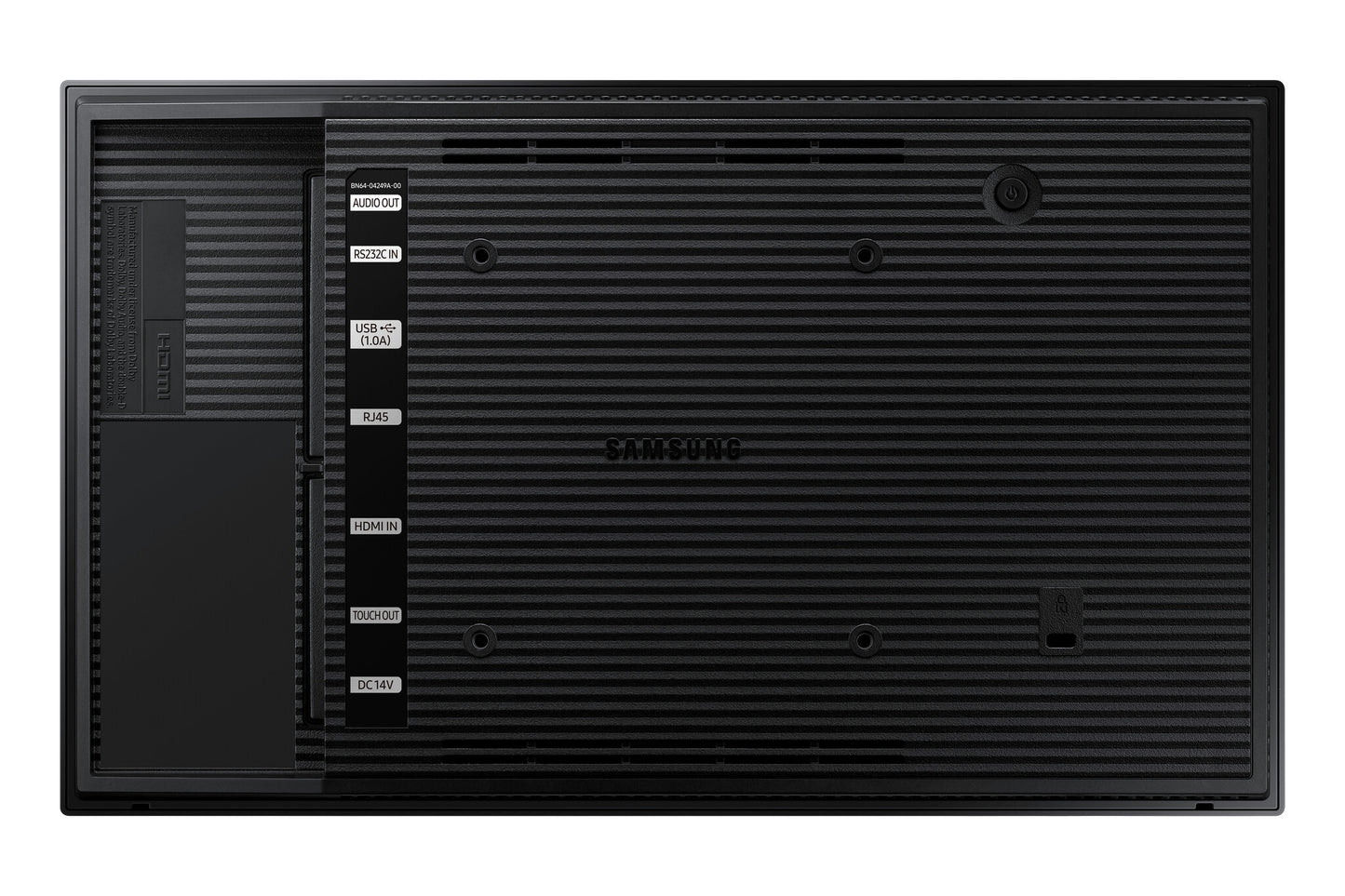 Samsung QB13R-T Interactive flat panel 33 cm (13") Wi-Fi 250 cd/m² Full HD Black Touchscreen