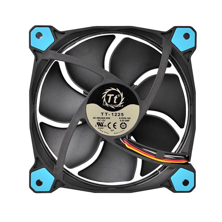 Thermaltake Riing 14 Computer case Fan 14 cm Black, Blue