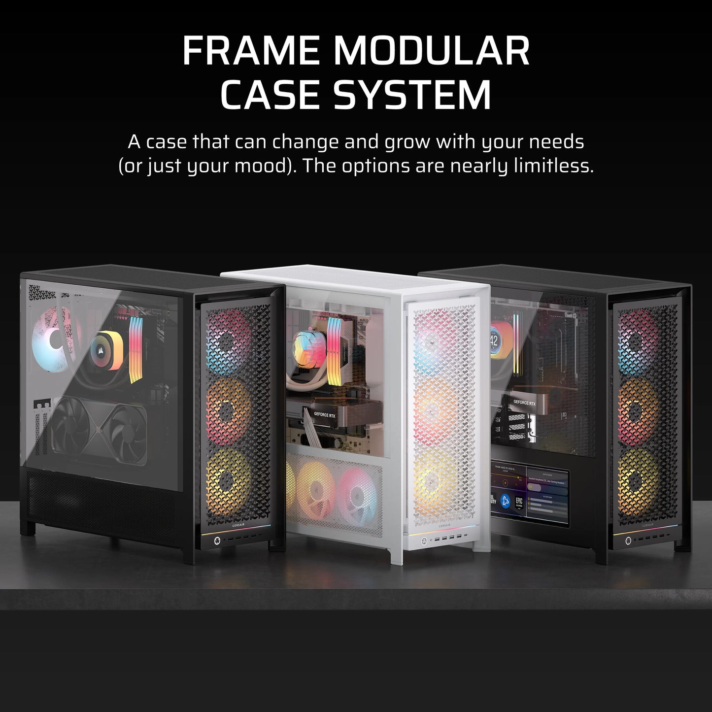 Corsair FRAME 5000D RS ARGB Midi Tower Black