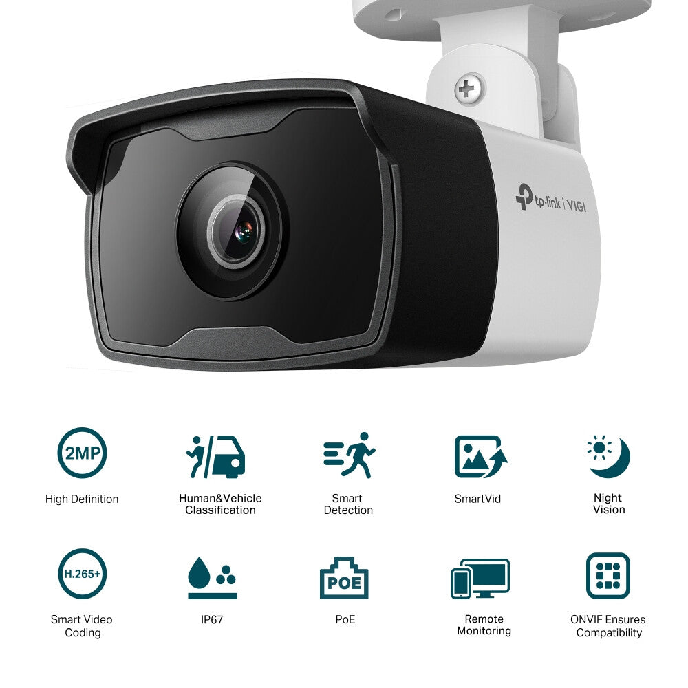 TP-Link VIGI C320I Bulb IP security camera Outdoor 1920 x 1080 pixels Ceiling/Wall/Pole