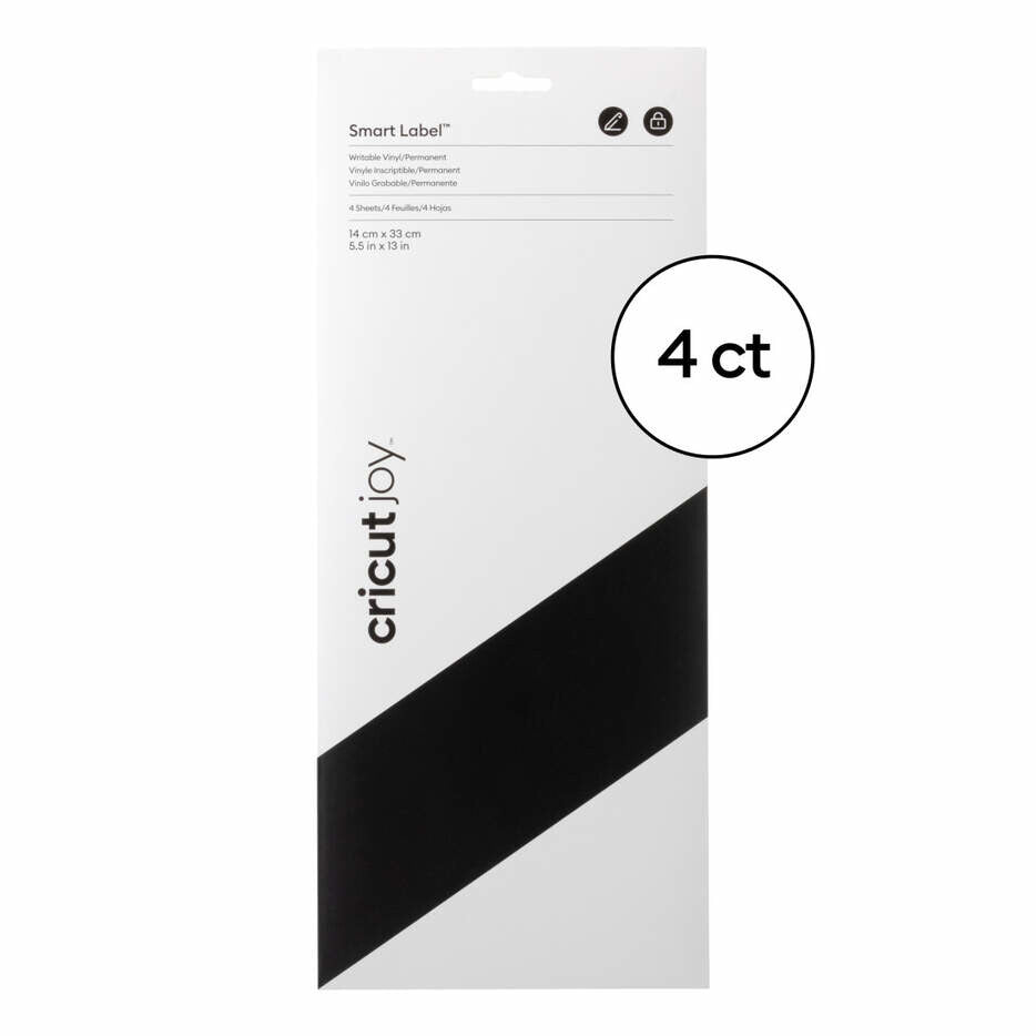Cricut Joy Smart Label Writable self-adhesive label Permanent Black 4 pc(s)