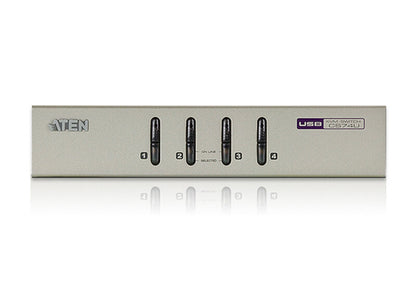 ATEN 4-Port USB VGA KVM with Audio (KVM Cables included)