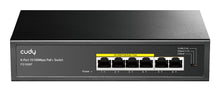 Cudy FS1006P network switch Unmanaged Fast Ethernet (10/100) Power over Ethernet (PoE) Black