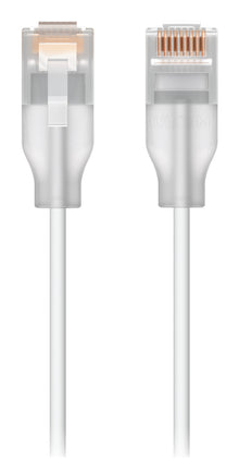 Ubiquiti UACC-Cable-Patch-EL-1M-W networking cable Translucent, White Cat6