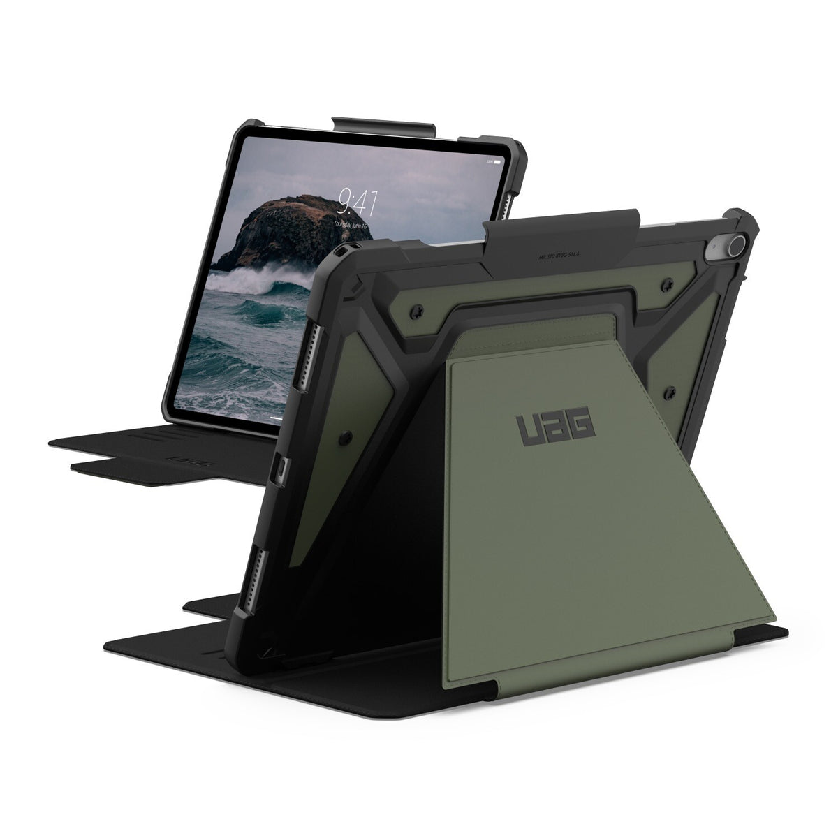 Urban Armor Gear UAG Metropolis SE Tablet Case - Apple iPad Air 13-inch (M4/M3/M2, 2026/2025/2024) - Olive