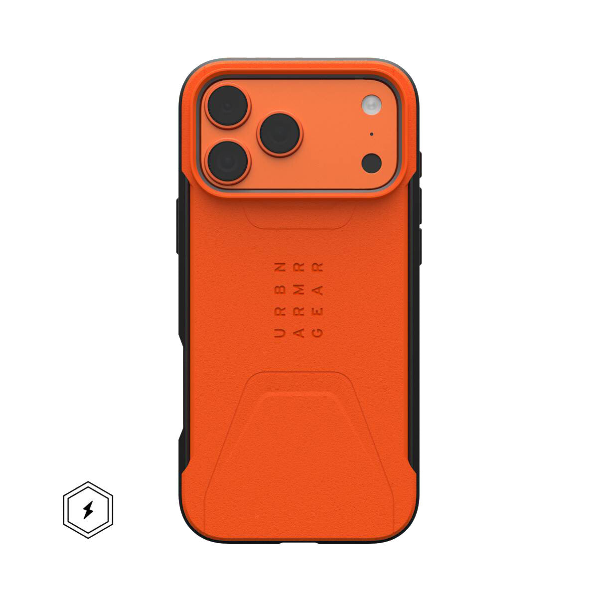 Urban Armor Gear Civilian mobile phone case 17.5 cm (6.9") Cover Orange