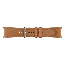 Samsung Classic Hybrid Leather Watch Strap (S/M) - Samsung Galaxy Watch6/Watch5/Watch4 - Camel