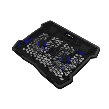 Canyon NS03 laptop cooling pad 39.6 cm (15.6") 1000 RPM Black