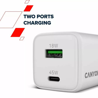 Canyon CU45AC Universal White AC Fast charging Indoor