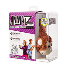 Emerge Animalz Skate Monkeez Headphones Wired Head-band Music Brown, White