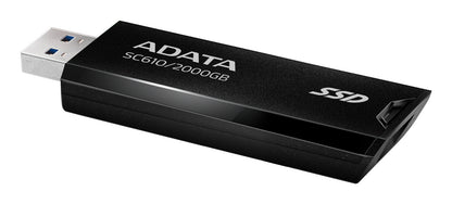 ADATA SC610 2 TB USB Type-A 3.2 Gen 2 (3.1 Gen 2) Black