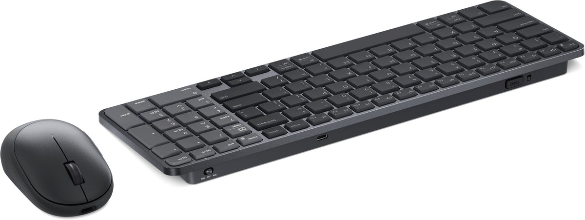 DELL Pro 7 KM746 keyboard Mouse included Universal RF Wireless + Bluetooth QWERTY US International Graphite