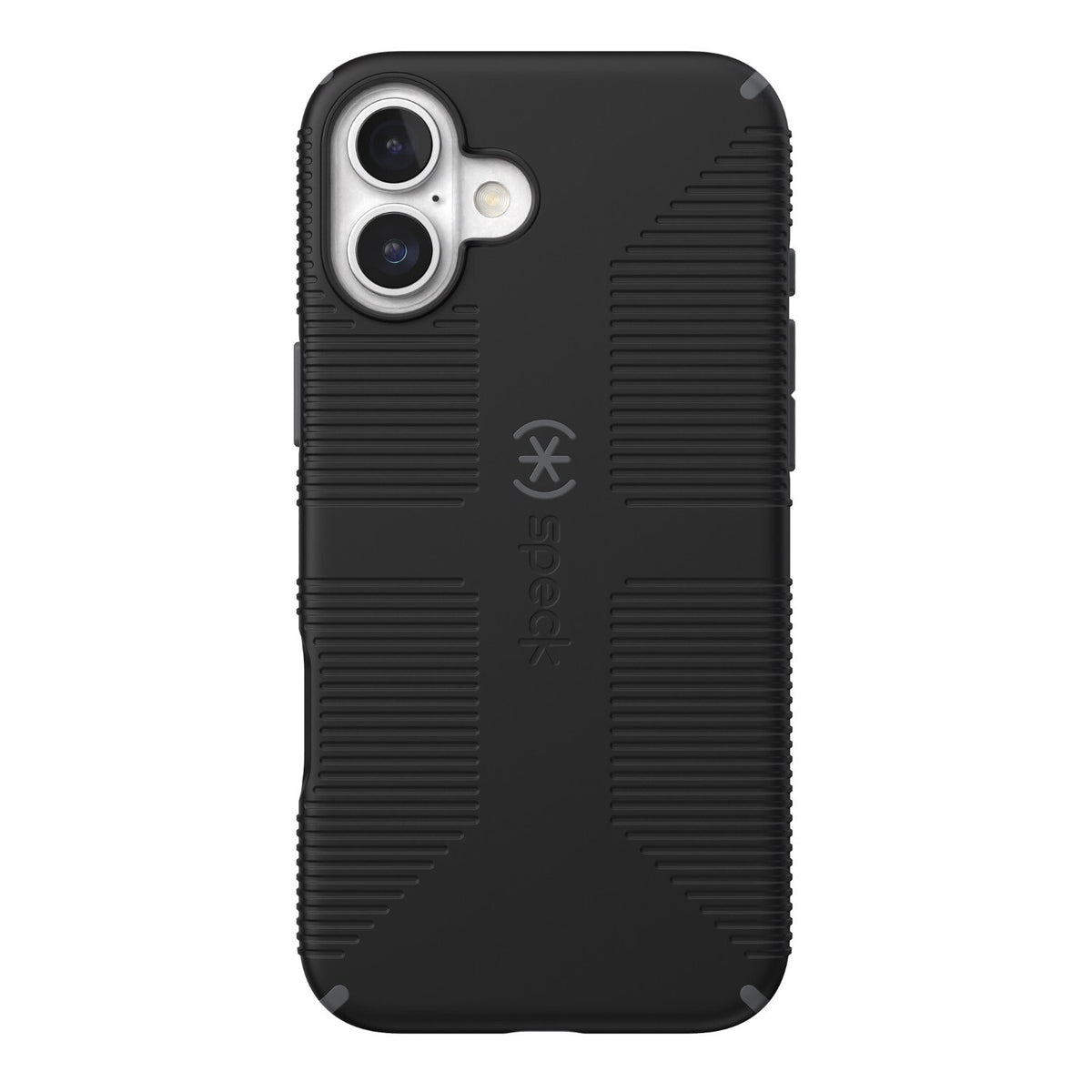 Speck Candyshell Grip MagSafe Case - Apple iPhone 16 Plus - Black/Slate Grey