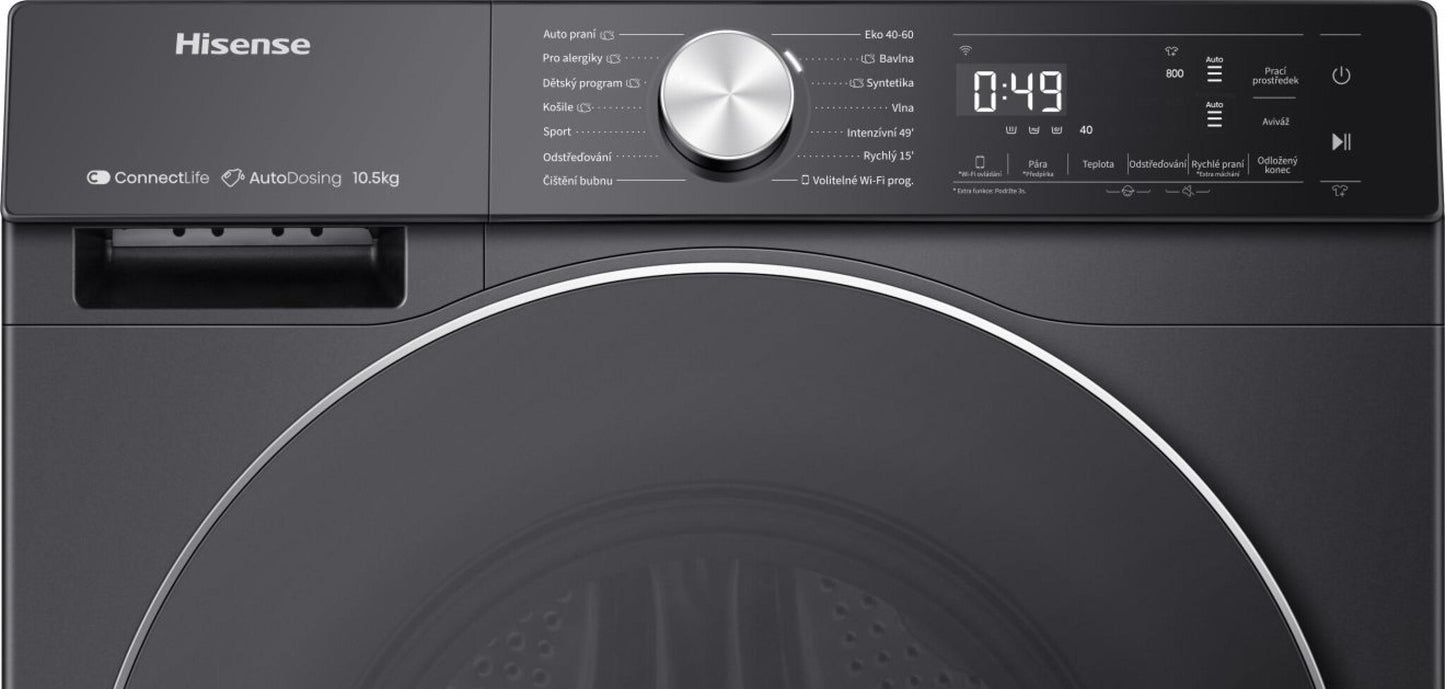 Hisense Washing machine WF5S1045BB RAL9005