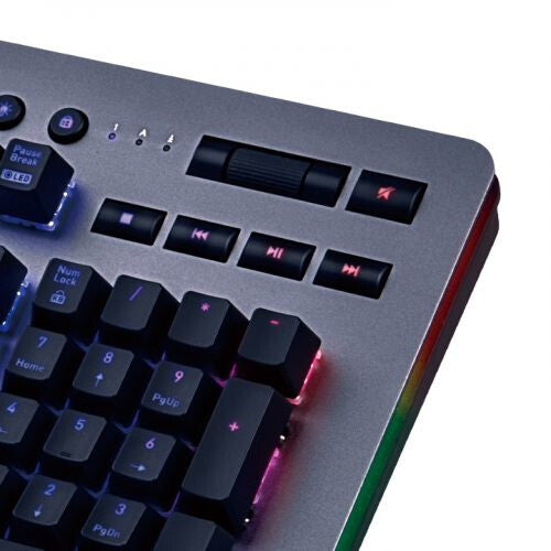 Thermaltake KB-LVT-SSSRUS-01 keyboard Gaming USB QWERTY English Silver