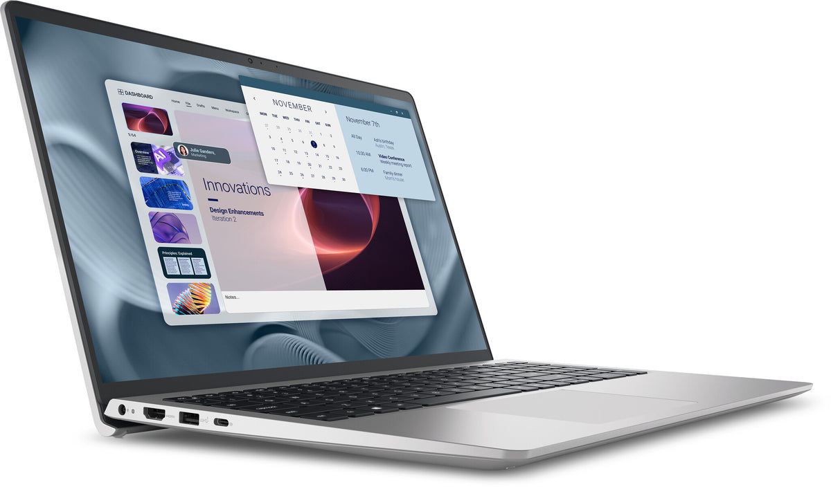 DELL Pro 15 Essential PV15250 Intel® Core™ i5 i5-1334U Laptop 39.6 cm (15.6") Full HD 16 GB DDR5-SDRAM 1 TB SSD Wi-Fi 6 (802.11ax) Windows 11 Pro Platinum, Silver