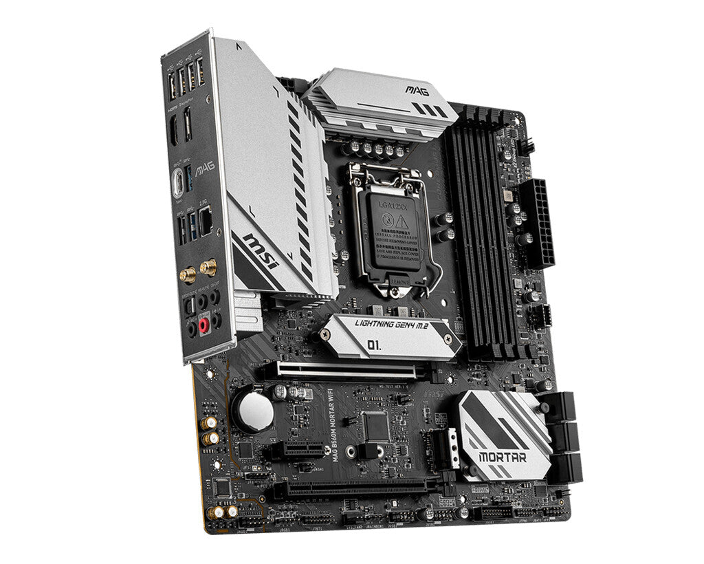 MSI MAG B560M MORTAR WIFI motherboard Intel B560 LGA 1200 (Socket H5) micro ATX