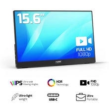 Port Designs PORT Connect 902101 computer monitor 39.6 cm (15.6") 1920 x 1080 pixels Full HD LCD Black