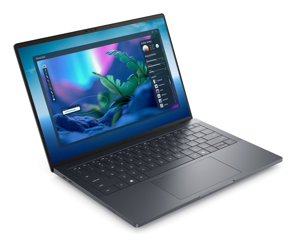 DELL Pro Max 14 Premium MA14250 Intel Core Ultra 7 265H Laptop 35.6 cm (14") Full HD+ 32 GB LPDDR5x-SDRAM 512 GB SSD NVIDIA RTX PRO 1000 Blackwell Wi-Fi 7 (802.11be) Windows 11 Pro English Grey