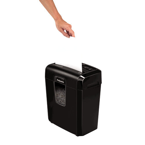 Fellowes 8С paper shredder Cross shredding 22 cm Black