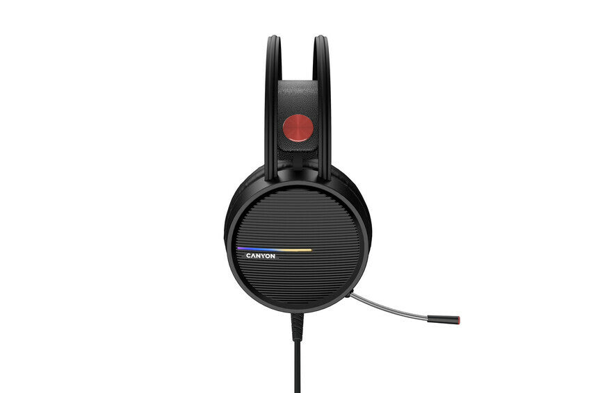 Canyon Gaming Headset GH-8A 2x3.5mm\"Interceptor\" LED black retail