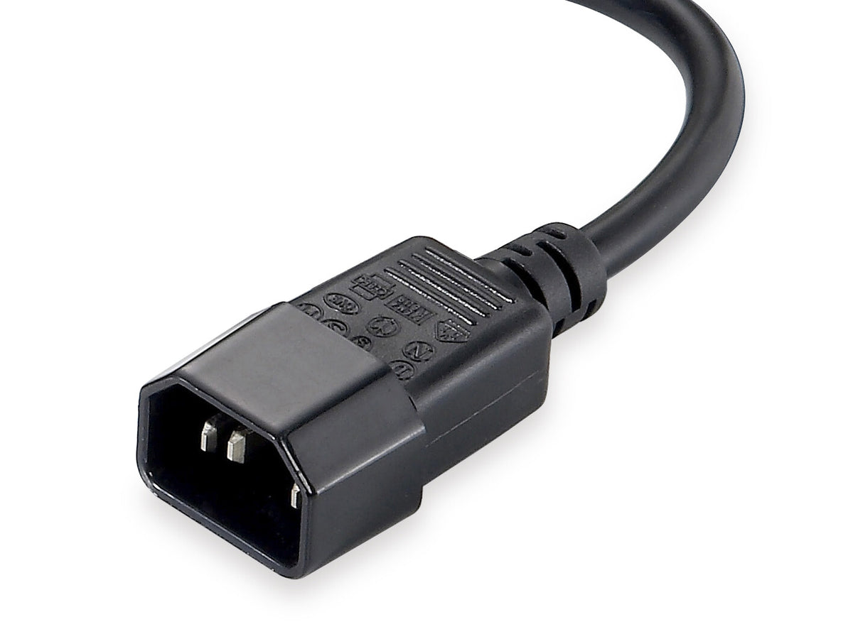 Equip High Quality Power Y-Cable, C14 to 2 x C13, 1.6m